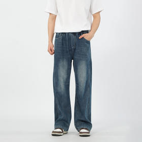 基础直筒加绒牛仔长裤-纪念日百货门店同款167546081