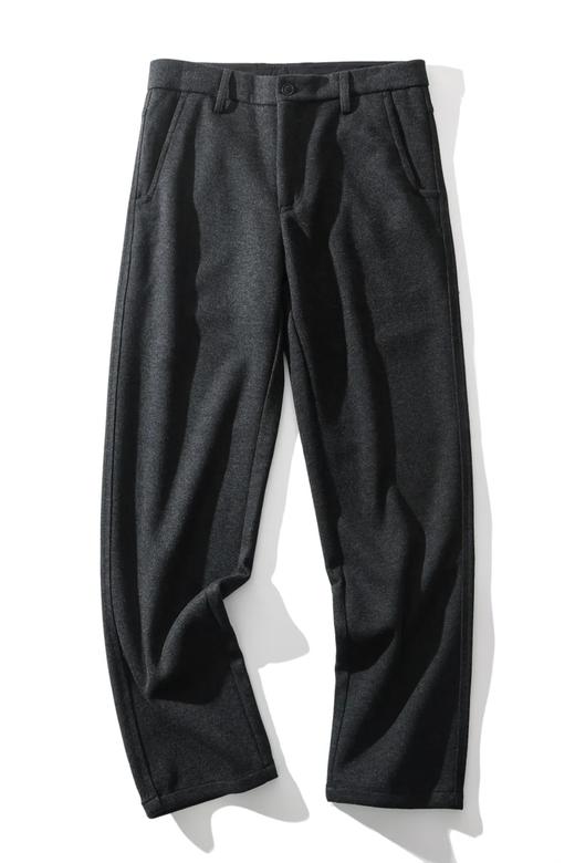 意式2025秋冬季新款男轻熟风商务休闲高端醋酸羊毛休闲裤 商品图4