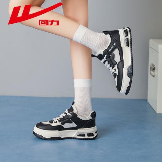 回力女鞋2025秋季透气高颜值运动休闲小白鞋女款经典百搭厚底板鞋 商品图5