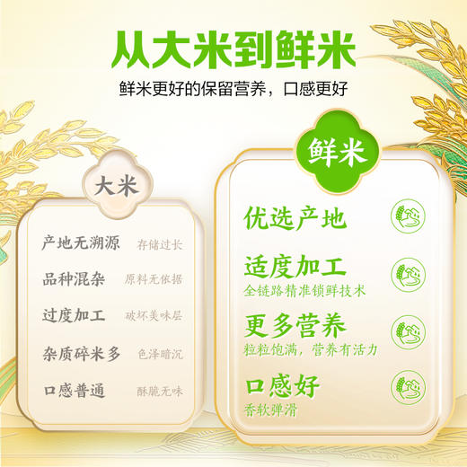 【第2件半价】金龙鱼稻谷鲜生6步鲜金域鲜稻五常米500g*2袋 商品图3