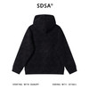 SDSA男士秋冬新款痞帅男装简约高级感斜纹设计套头连帽卫衣百搭 商品缩略图5