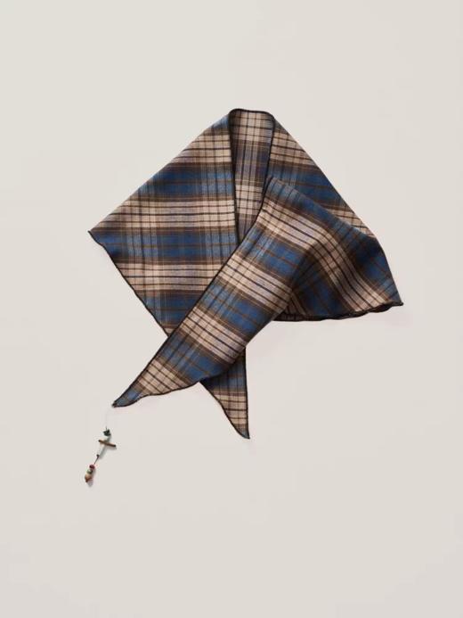 共和GongheRepub/GH24033/「沙洲」磨毛提花格子三角巾 商品图0