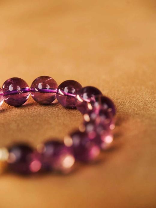 元和堂迷罗 紫水晶圆珠单圈手 配珠黄水晶 珠径1.0【器悟雅玩】 商品图1