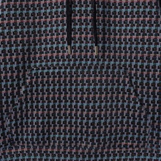 SDSA男士秋冬新款痞帅男装韩版彩色条纹绒毛套头连帽卫衣百搭时尚 商品图2