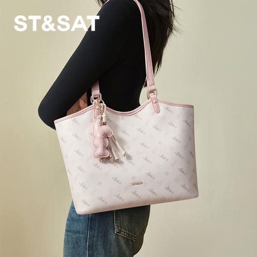 星期六气质温柔风大容量托特包SSD521A06G 商品图2