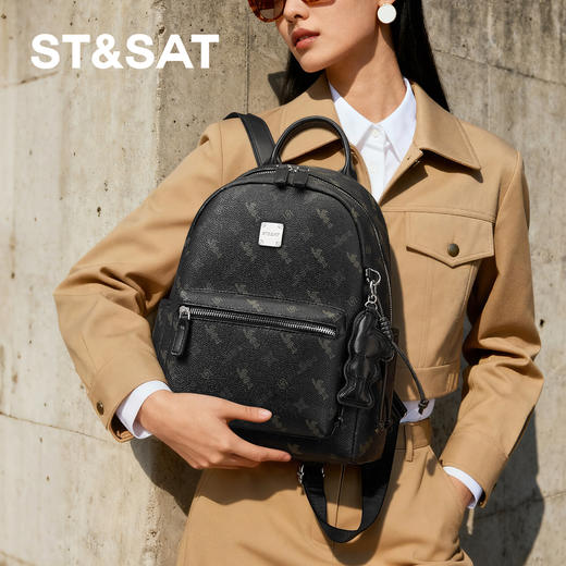 星期六休闲时尚通勤大容量双肩包SSD521A0HA 商品图1