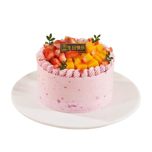 粉色浪漫【动物奶油生日蛋糕W】 商品图0