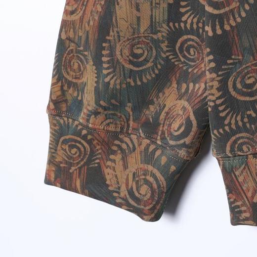 SDSA男士秋冬新款痞帅男装潮牌撞色抽象设计连帽卫衣百搭时尚上衣 商品图3