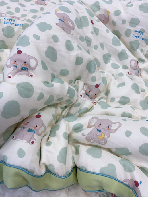 松植屋秋冬新款单人纱布棉花被子100%全棉纱布 A类母婴级 优选新疆长绒棉，整张定型填充 商品图14