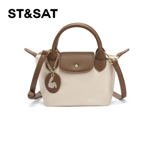 星期六复古撞色时尚通勤手提包SSD521A0GC 商品图7