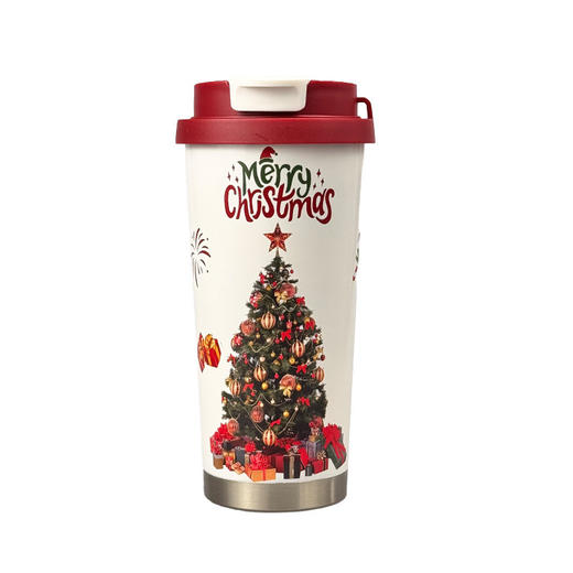 圣诞限定款❗️食品级真空316不锈钢保温杯 女生高颜值圣诞限定咖啡杯 车载随行便携水杯 商品图4
