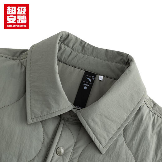 超级安踏男子葫芦线衎缝棉服秋冬新款防风外套复古夹克152548807U 商品图4