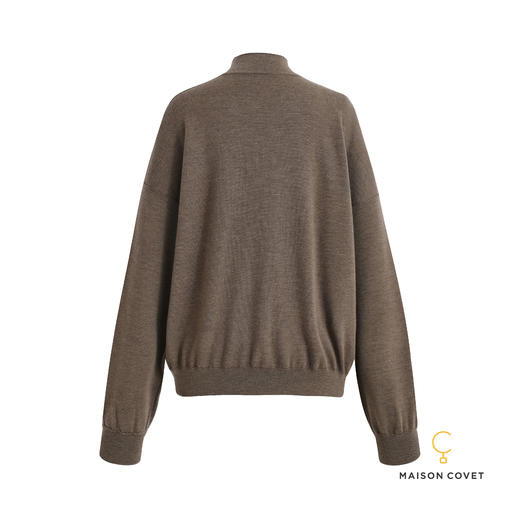 MAISON COVET 小山羊绒POLO领卫衣 商品图4