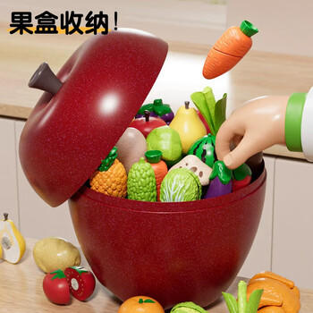 纽奇蔬果切切乐玩具婴儿蒙氏早教厨房过家家大号水果生日礼物 商品图2