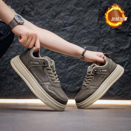 【HF】无忧购 秋冬季加绒保暖男款中高帮休闲户外鞋男K612（截单后3-5天发货） 商品图2