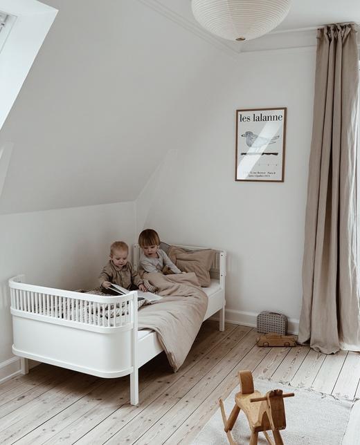 Sebra青少年成长床 现代简约欧式纯白色卧室大童床成人单人床5岁+ 商品图4