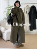 会员福利【官网2k+高端质感】拉夏贝尔/La Chapelle立领廓形绵羊毛大衣~松弛氛围感气质长款外套 商品缩略图3