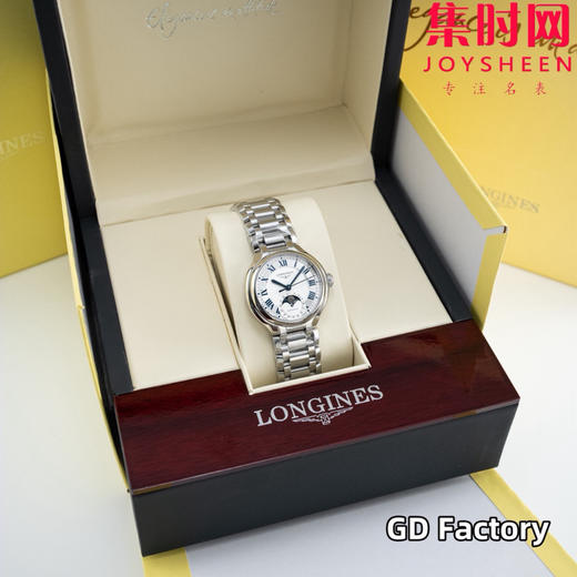 浪琴新款心月月相系列 经典罗马面 表径34mm 女士机械腕表 商品图1
