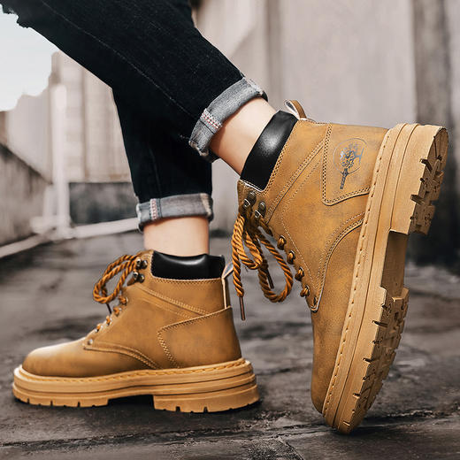 新热卖！秋冬必备【经典复古马丁靴】潮流百搭 加绒保暖 商品图9