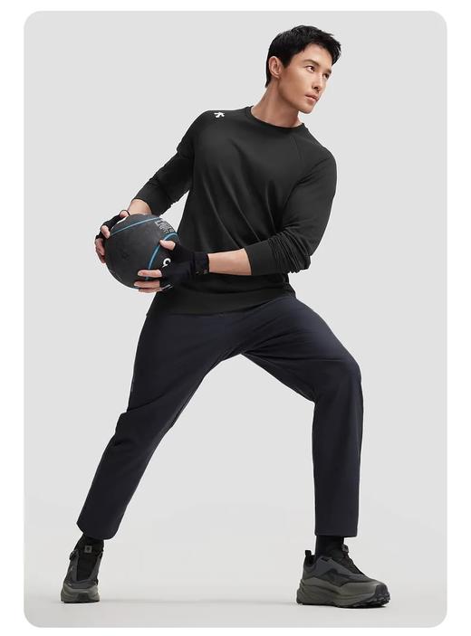 户外机能三防梭织轻量面料 一体加绒 25冬季男士保暖软壳耐磨休闲裤直筒休闲裤软壳裤 商品图0