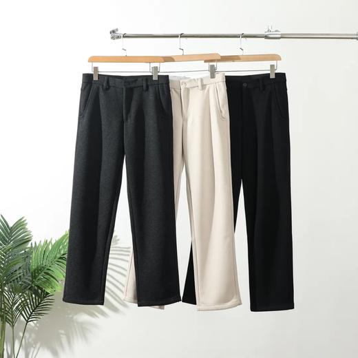 意式2025秋冬季新款男轻熟风商务休闲高端醋酸羊毛休闲裤 商品图0