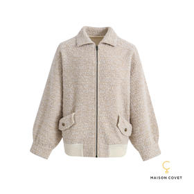MAISON COVET 纯山羊绒夹克外套