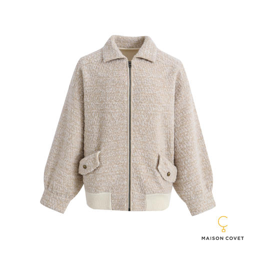 MAISON COVET 纯山羊绒夹克外套 商品图0