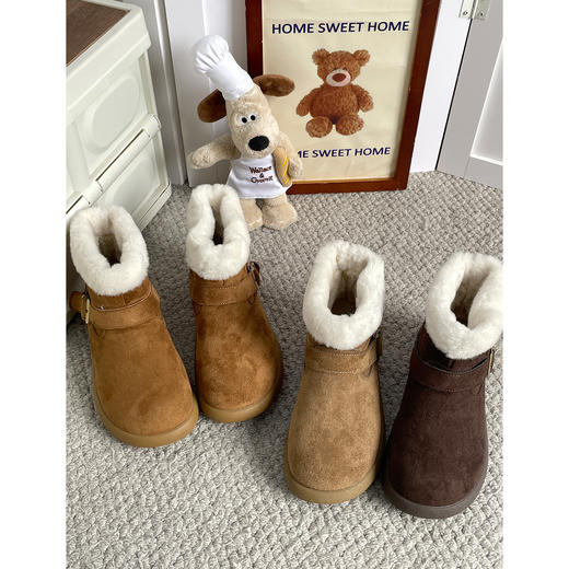 【YW】无忧购高筒加绒保暖舒适雪地靴MIS-6057（截单后3-5天发货） 商品图1