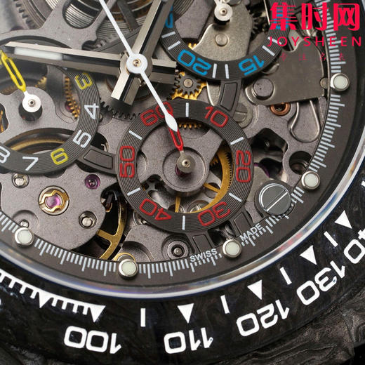 超轻 超轻 超轻！夜光神器！劳力士 Diw迪通拿碳纤维系列 改装迪通拿镂空款 高端改装4130机 男士腕表 镂空碳纤维迪通拿（超级夜光壳定制版） 商品图3