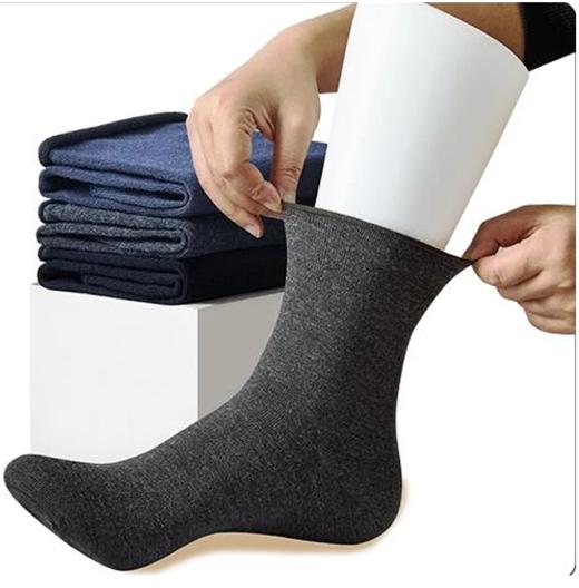 【谭棉花运动袜中/高筒袜】宽口亲肤袜6双/袋 袜子 商品图5