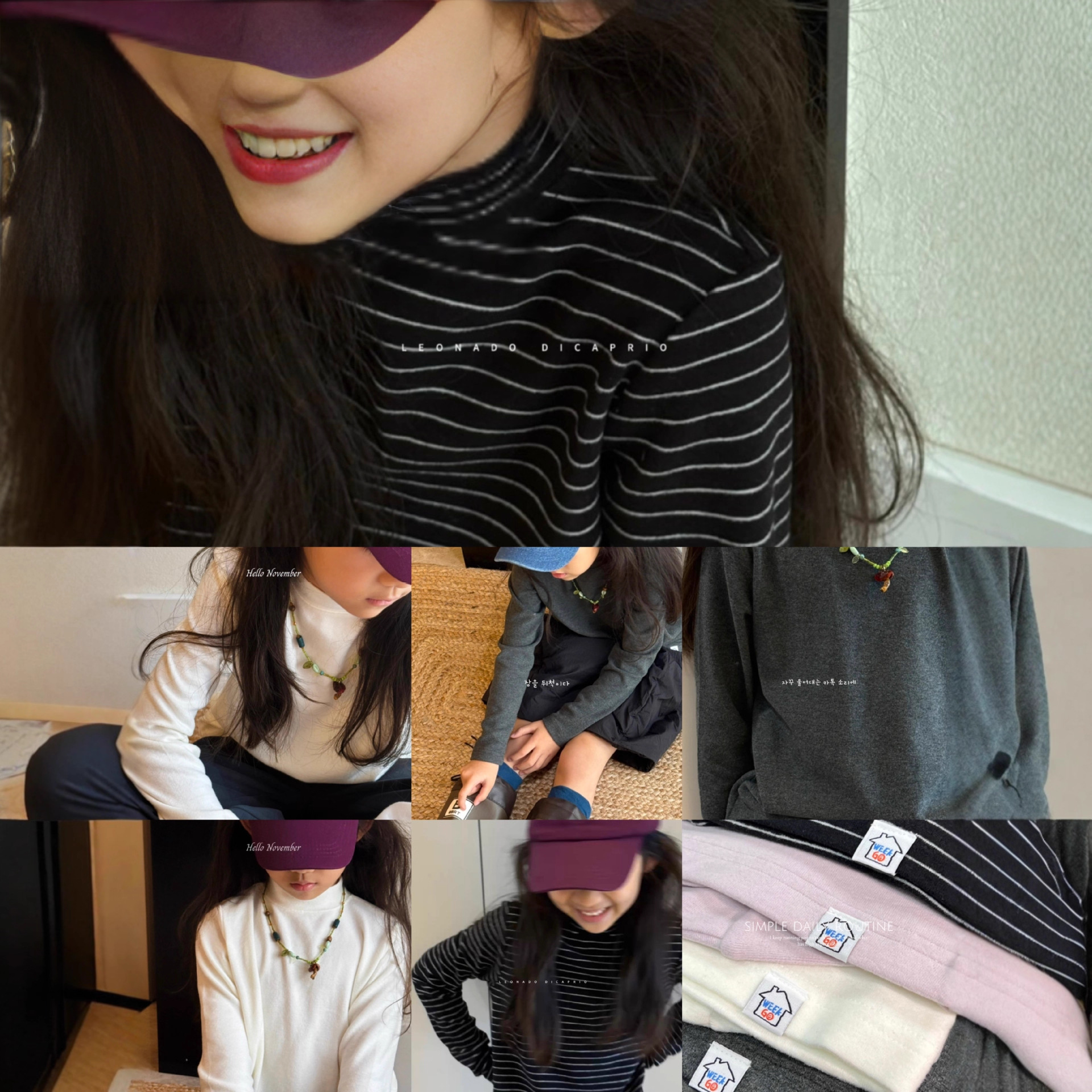 2025冬季新款！儿童柔软亲肤！蓄热保暖！半高领慕斯羊绒打底衫！