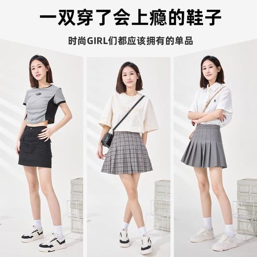 回力女鞋板鞋2025秋季透气网面鞋百搭轻便舒适运动休闲小白鞋女款 商品图4