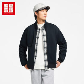 超级安踏加绒立领外套男款秋冬保暖休闲上衣长袖针织衫152548719U