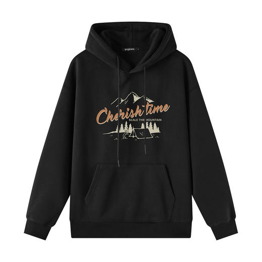 gxg.jeans男装2025秋款男士连帽卫衣宽松休闲百搭显瘦日常情侣款上衣外套K&C 商品图4