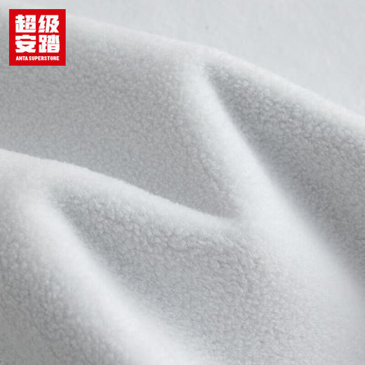 超级安踏男子加绒连帽外套秋冬保暖卫衣简约运动上衣152548716U 商品图6