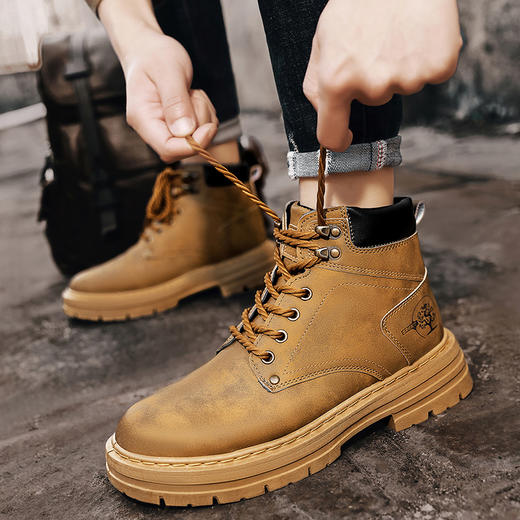 新热卖！秋冬必备【经典复古马丁靴】潮流百搭 加绒保暖 商品图1