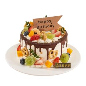 果巧云顶【动物奶油生日蛋糕W】