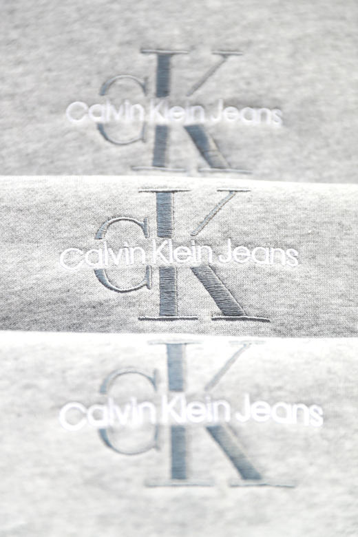 美式刺绣卫衣一枚。重工刺绣工艺元祖灰字母加绒连帽卫衣A122266 商品图3