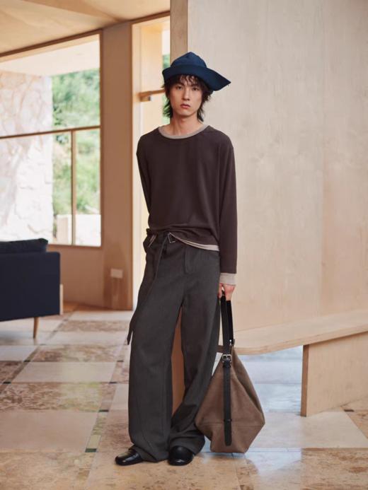 共和GongheRepub/GH24039/仿羊绒叠穿长袖T恤 商品图4