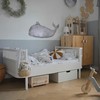 Sebra青少年成长床 现代简约欧式纯白色卧室大童床成人单人床5岁+ 商品缩略图5