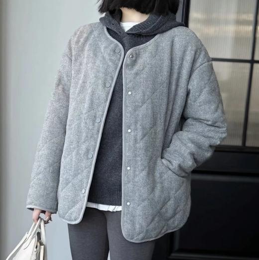  重磅渠道   董洁同款羊毛棉服  羊毛外壳 内里3M新雪丽 媲美羽绒服   抗风保暖轻盈 商品图3