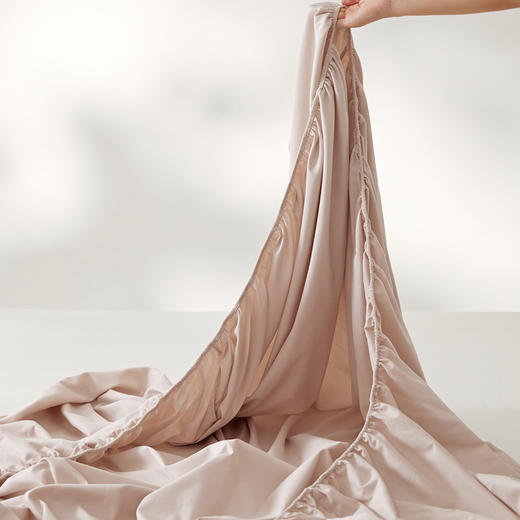 全棉磨毛~秋冬100S全棉磨毛床笠单件纯色纯棉长绒棉床单床垫保护套床垫罩 细腻柔暖 商品图3