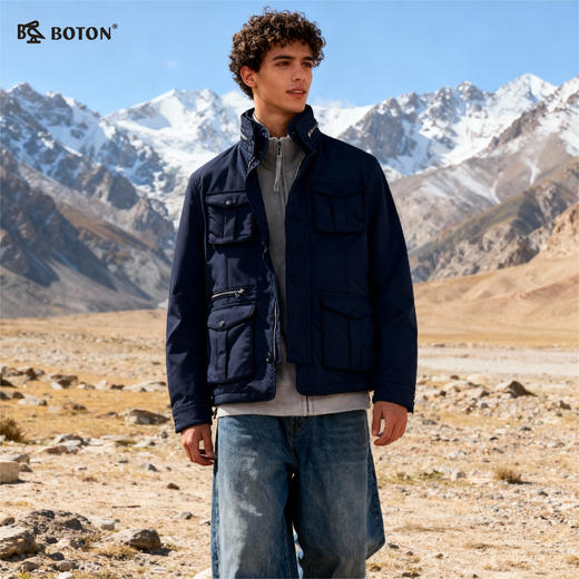 波顿男士休闲棉衣MJ550515 商品图1