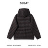 SDSA秋冬新款痞帅男装韩版彩色刺绣格子提花连帽卫衣百搭宽松上衣 商品缩略图4