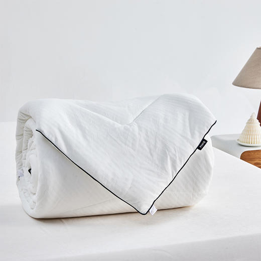 多喜爱 甄芯舒柔抗菌十孔春秋被/冬被/（拉链款）子母被系列hl【十孔纤维】【抗菌纤维】【提花磨绒】【织带工艺】蓬松温暖 柔软细腻 多款厚度 立高工艺 商品图12