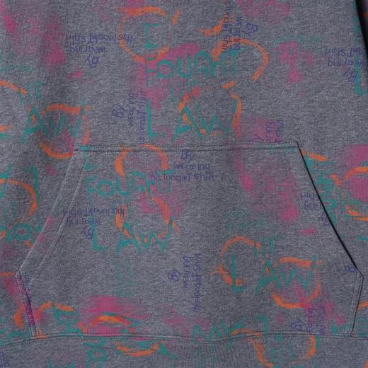 SDSA男士秋冬新款痞帅男装美式撞色印花字母连帽卫衣百搭时尚上衣 商品图2