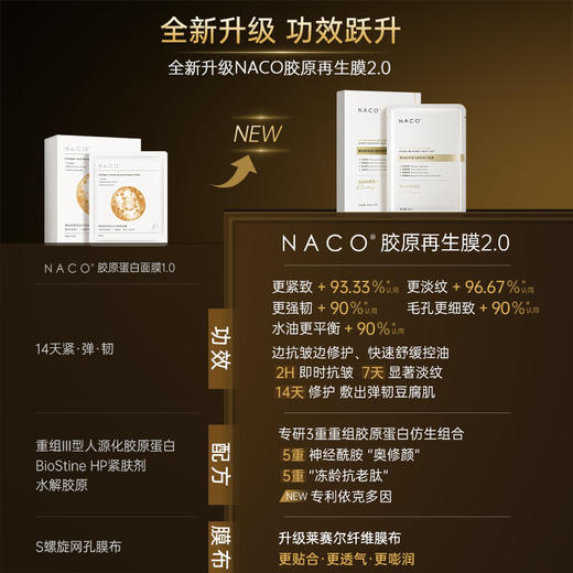 【老客专属福利】NACO重组胶原蛋白塑颜修护面膜（30ml*5/盒）赠同款面膜#紧致抗老，胶原再生 商品图4