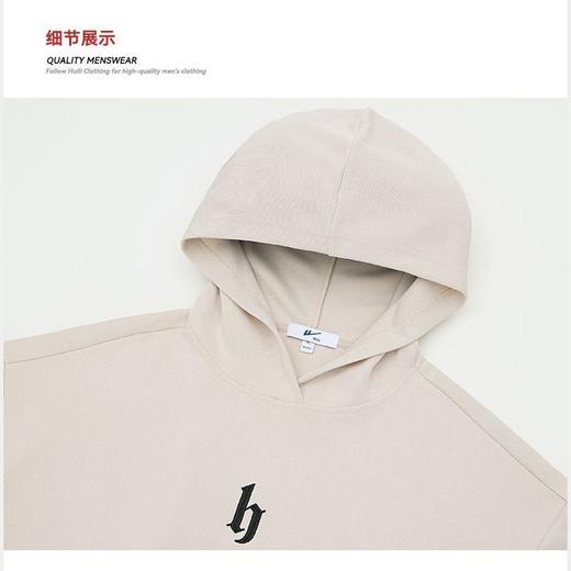 回力连帽卫衣男春秋款2025新款美式重磅宽松休闲上衣男生卫衣外套 商品图4