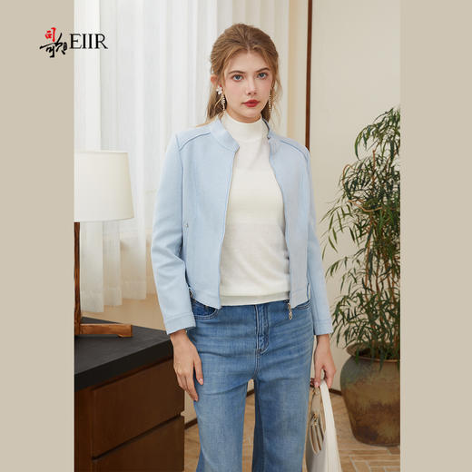 司歌拉链收腰外套女秋冬B921085X 商品图1