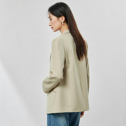 【内购】大气简洁不挑人精妙立体垂顺双排扣休闲西装外套-153XC3908X 商品图4